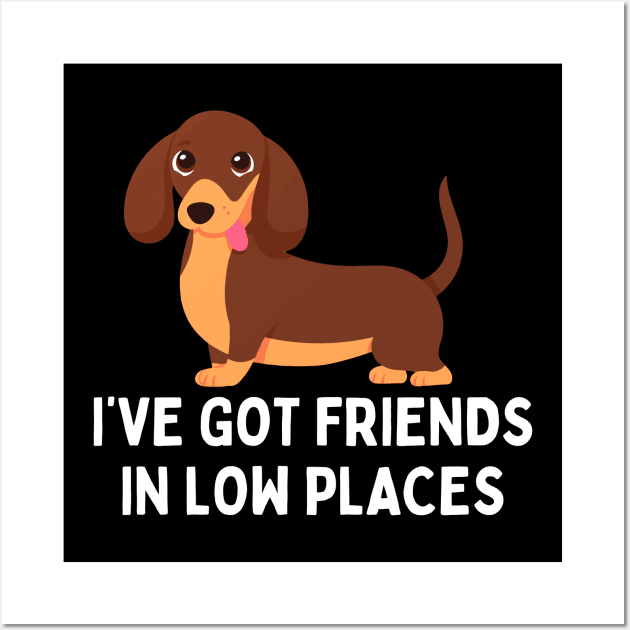 Funny Dachshund Dog Lover Mom Wall Art by Illustradise